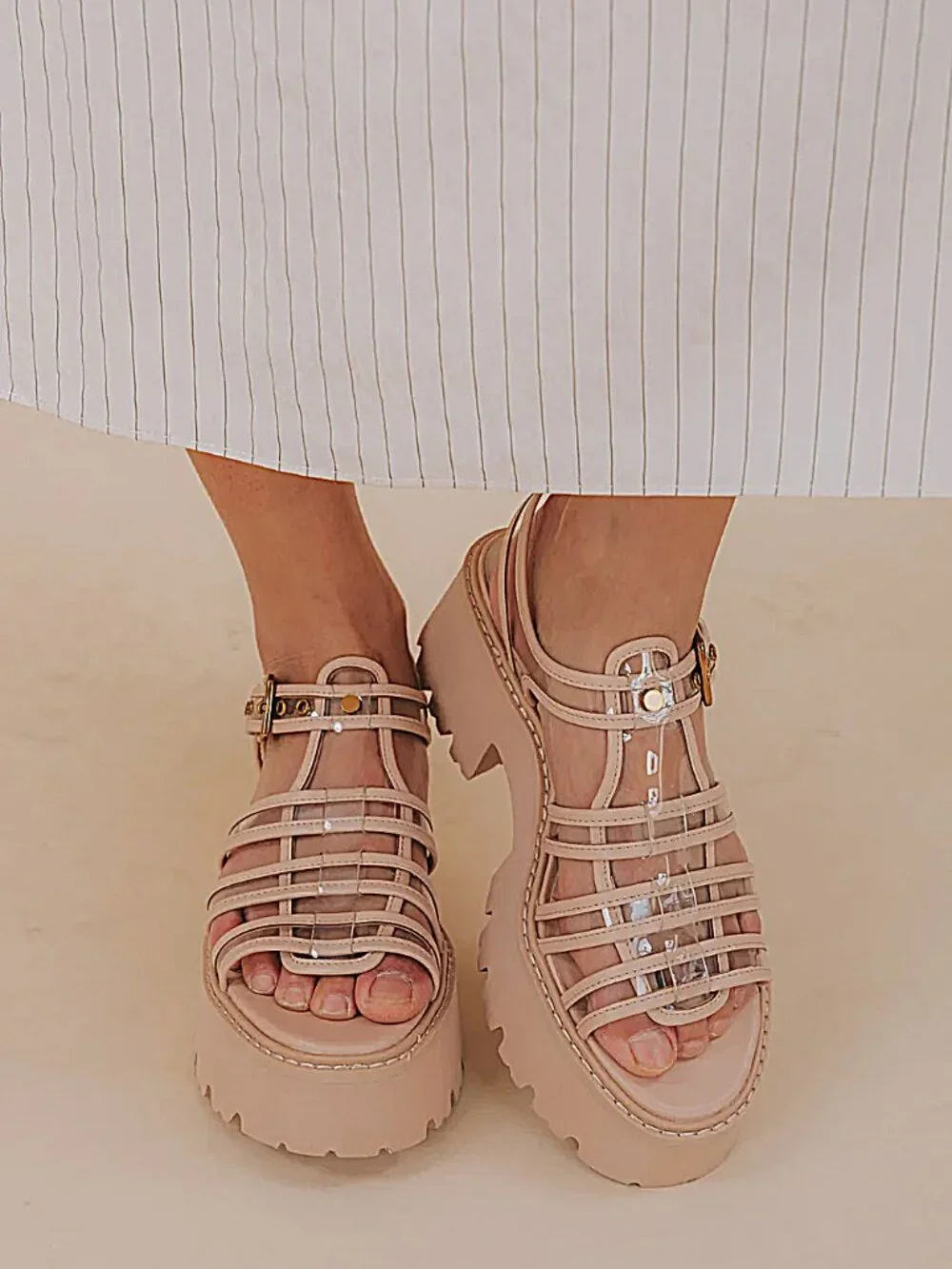 Dolce Vita Latice Sandals  in Crystal Vinyl